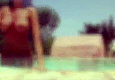 Abluzioni Featuring Naked Big Tits Slut In Pool Nudist Outdoor Softcore