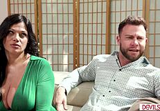 Guy Fucking Wife and Big Tits Blonde Neighbor