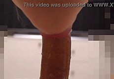 Cremita en su boca late mi polla y lo nota