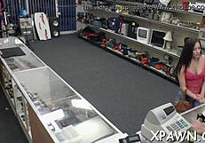 Hey, that way-out fucking in the shop was insane, bent over like that.