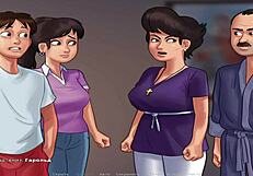 who tied you up in this bdsm scene from summertimesaga?