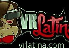 I explore virtual reality with a tiny latina babe in intimate scenes