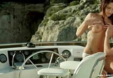 eva and jana intensely licking each other in lesbian passion