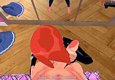 gwen tennyson grown and FUCKING hard in front of mirror in ben 10 FULL POV