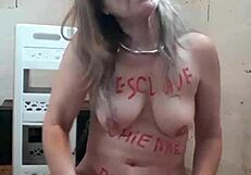 Esclave F Humiliation Whore Slut Toys Outdoor Masturbation Bdsm In Cave