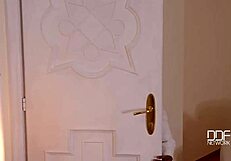 wow, that black cock penetrates her fat ass so hard!