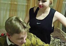 teen fuck doll gets licked and pounded doggystyle by dominant babe. her tight pussy begs for more.