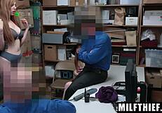 Beautiful Lauren Phillips and Scarlett Snow caught stealing with hidden items in bag