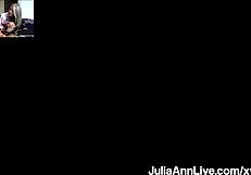 Cougar Licks Julia Ann Passionately