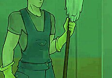 punishing the thief with intense 69 in the deep vault, feeling her big tits