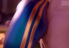 chun li's street fights with her big ass