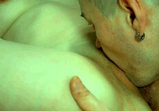 Kinky male pussy licking his milf and she takes orgasm convulsions