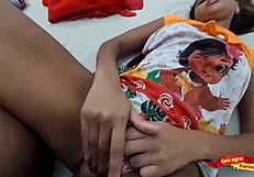 Latina stepdaughter lured by stepdad into wild action