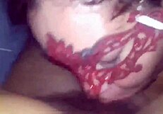 I'm Cumming in Her Ebony Pussy with Deepthroat Action