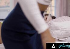 Girlsway Caring Milf Cassie Del Isla Bonds With Stepdaughter!