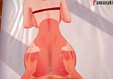 Aunt Cass banging Cassidy Hamada in wild 3D cartoon fantasy