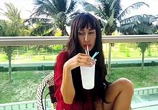 Sexy beauty girl unlocks flawless face makeup secrets