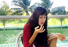 Sexy beauty girl unlocks flawless face makeup secrets