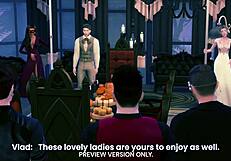 At the masquerade night, the 3D hentai orgy unfolds with intense pussy banging and group sex.