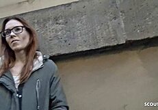 Skinny Ginger Teen 18+ Foxy Experiences Eye-Rolling Orgasm During German Scout Pickup Casting Fuck