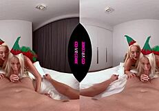 Vrconk Two Blonde Elves Enhance Your Christmas with Group Play!