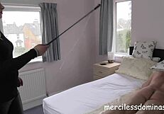 ugh, ain't done yet... gorgeous goddess sophia whips me hard in garage