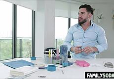 scientist stepsiblings sneak a fuck in the lab with braces and nerdy vibes