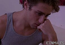 armond rizzo passionately thrusts into michael delray's ass