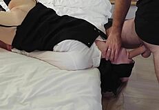 Rough Bdsm Anal Fuck With Blindfold And Ties