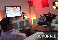 Sexy blonde jane darling enjoys a relaxing group session