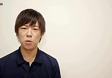 Japanese gay boy kazuya in detailed action