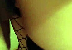 hot neighbor surprising with big internal cumshot close up