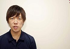 Japanese gay boy kazuya in detailed action