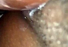 The girl next door housewife gets her wet pussy fucked on the bed.