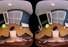 Are you ready for naughty VR fucking in the gym with deepthroat?