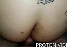 Showering with Hotwife Latina in Steamy Doggy Action