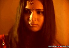 Cute Indian Lady Undresses and Dances Erotically in Striptease Teasing Nude