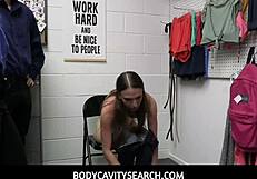 Bodycavitysearch - Izzy Lush gets doggystyle pounding by LP officer
