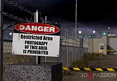 सुपर फक सिस्टम में बॉलगैग्ड लड़की को तीखा एक्शन मिलता है।