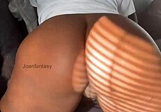 Showing off my pretty asshole in the car