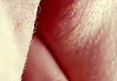 Watch That Tight Shaved Pussy Get Licked And Fingered To Orgasm In Close Up!