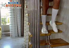 petite girl double scene with filling