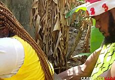 Beautiful Ebony Queen Anita Sucks Big Black Cock