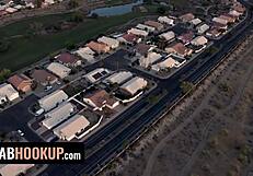 Hey, cucked husband, अपनी Arab wife को huge white cock से cheat करते हुए देखो!