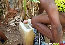 Beautiful Ebony Queen Anita Sucks Big Black Cock