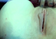 Young Girl Fingers Glass Dildo