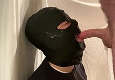 Straight alpha gives sloppy throatfuck to faggot