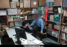 teen penelope reed caught shoplifting and gets fucked on camera.