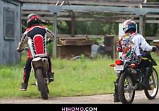 Ryan Rose and Pheonix Fellington Experience Deep Emotions in Interracial Gay Anal Sex Under the Trees