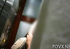 Huge weenie satisfies hot hottie in blowjob contest with perfect body